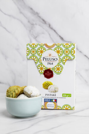 Peluso Assorted Pistachio-Flavored Almond Paste Cookies