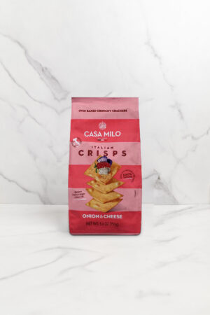 Casa Milo Onion and Cheese Italian Crisps